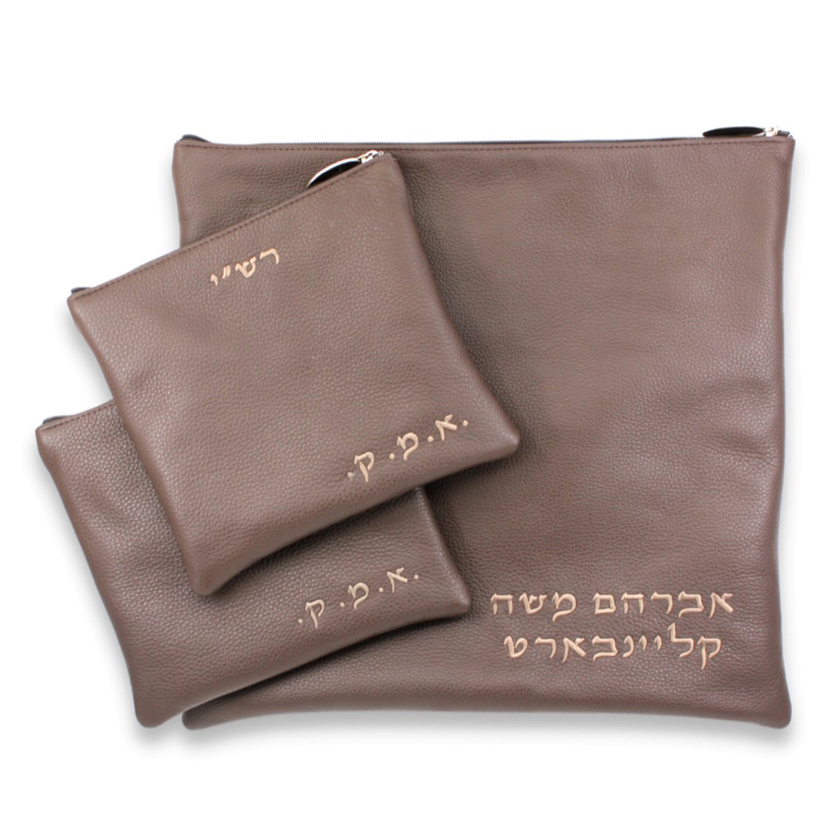 Custom Leather Talit & Tefilin Bags Style 1000-A1